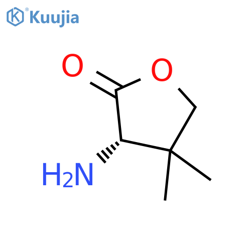 (3S)-3-amino-4,4-dimethyloxolan-2-one structure