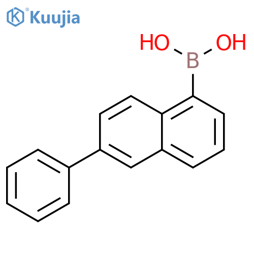 Boronic acid, B-(6-phenyl-1-naphthalenyl)- structure
