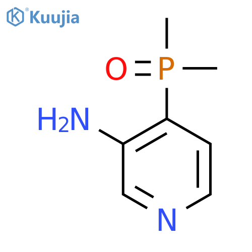 4-(Dimethylphosphoryl)pyridin-3-amine structure