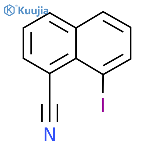 8-Iodonaphthalene-1-carbonitrile structure
