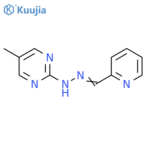 2-Pyridinecarboxaldehyde, 2-(5-methyl-2-pyrimidinyl)hydrazone structure