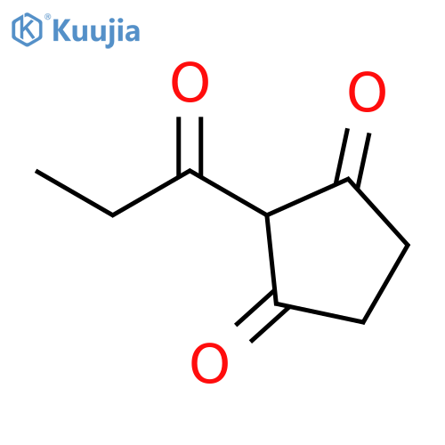 1,3-Cyclopentanedione, 2-(1-oxopropyl)- structure