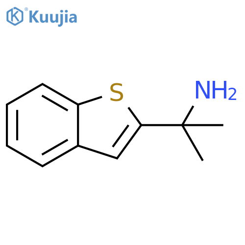 2-(1-benzothiophen-2-yl)propan-2-amine structure
