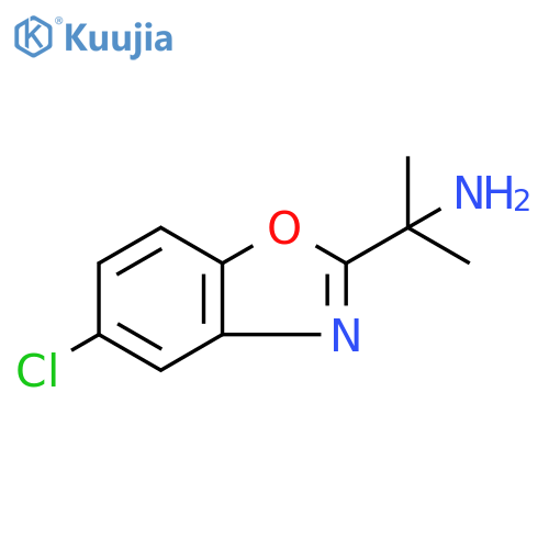 2-(5-chloro-1,3-benzoxazol-2-yl)propan-2-amine structure