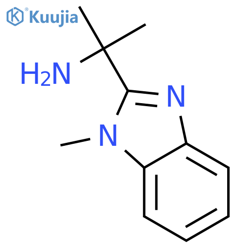 2-(1-methyl-1H-1,3-benzodiazol-2-yl)propan-2-amine structure