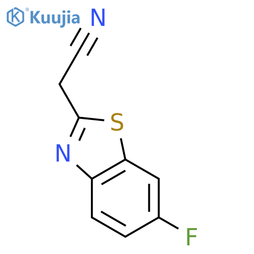6-Fluoro-2-benzothiazoleacetonitrile structure
