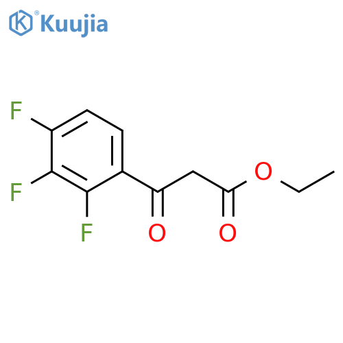 Ethyl 3-Oxo-3-(2,3,4-trifluorophenyl)propanoate structure