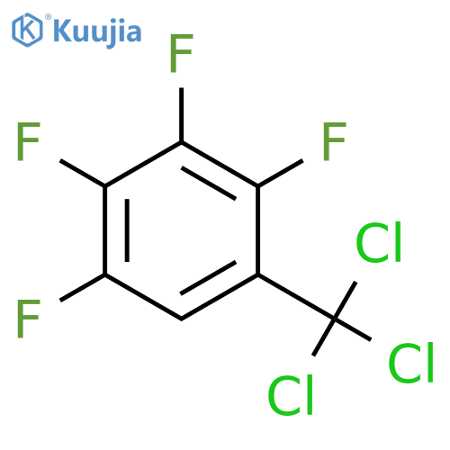 1,2,3,4-tetrafluoro-5-(trichloromethyl)benzene structure