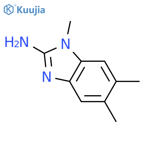 1,5,6-Trimethyl-1H-benzo[d]imidazol-2-amine structure