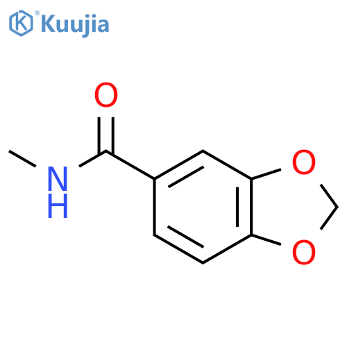N-methyl-1,3-benzodioxole-5-carboxamide structure