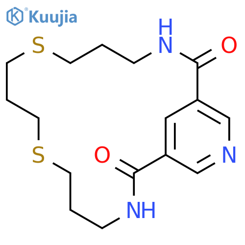 7,11-Dithia-3,15,19-triazabicyclo[15.3.1]heneicosa-1(21),17,19-triene-2,16-dione structure