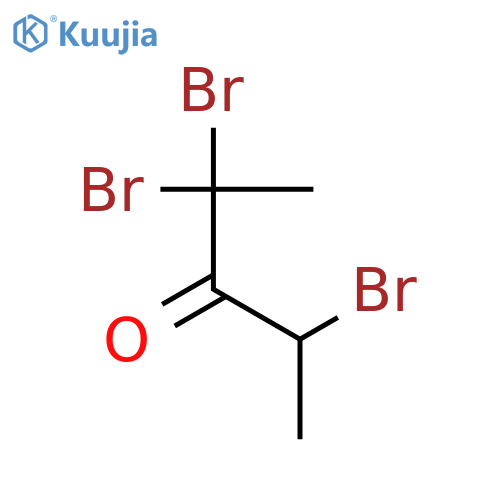 3-PENTANONE, 2,2,4-TRIBROMO- structure