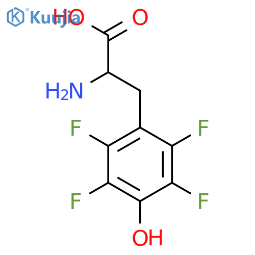 D-Tyrosine,2,3,5,6-tetrafluoro- structure