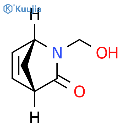 2-Azabicyclo[2.2.1]hept-5-en-3-one, 2-(hydroxymethyl)-, (1R,4S)- structure