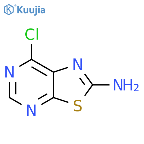 7-chloro-1,3thiazolo5,4-dpyrimidin-2-amine structure