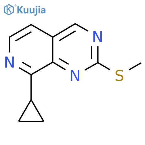 8-Cyclopropyl-2-(methylthio)pyrido[3,4-d]pyrimidine structure