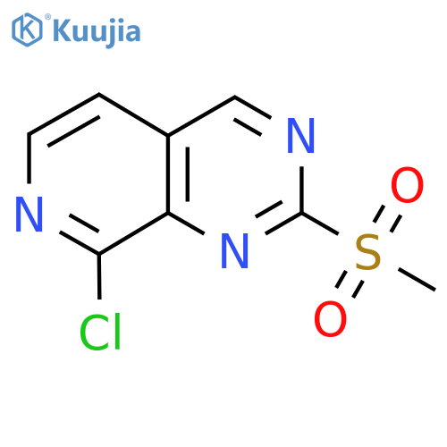8-Chloro-2-(methylsulfonyl)pyrido[3,4-d]pyrimidine structure