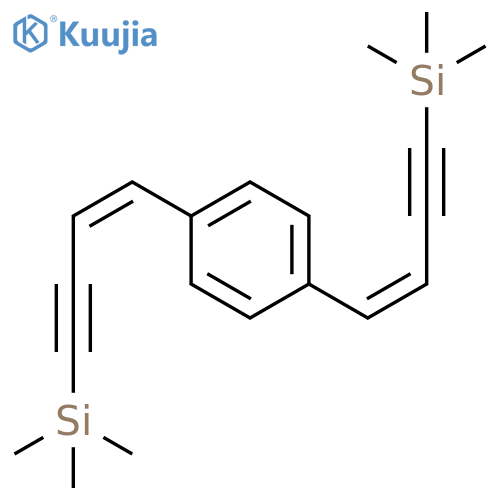 Silane, (1,4-phenylenedi-3-buten-1-yne-4,1-diyl)bis[trimethyl-, (Z,Z)- (9CI) structure