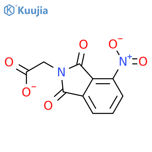 2-(4-nitro-1,3-dioxo-2,3-dihydro-1H-isoindol-2-yl)acetic acid structure