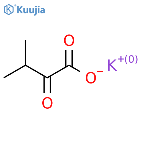Potassium 3-methyl-2-oxobutanoate structure