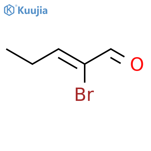 (2Z)-2-bromopent-2-enal structure