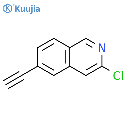 3-Chloro-6-ethynylisoquinoline structure