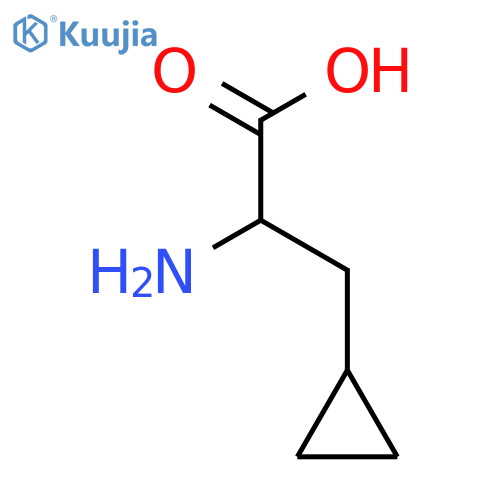 2-Amino-3-cyclopropylpropanoic acid structure