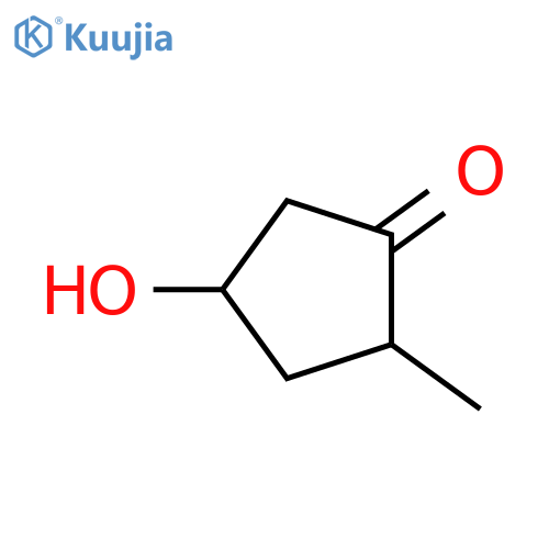 Cyclopentanone, 4-hydroxy-2-methyl- structure