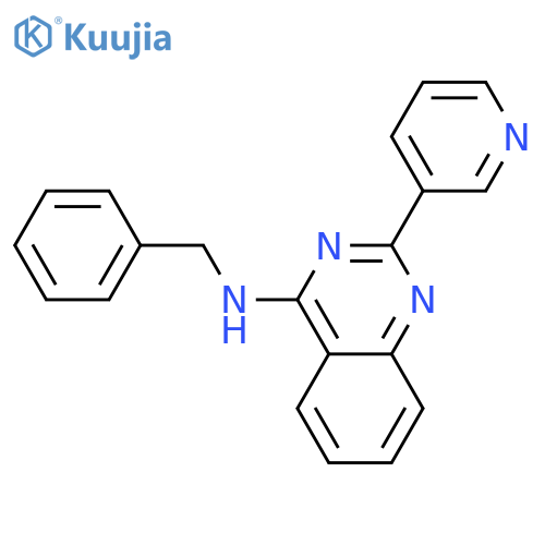 N-benzyl-2-pyridin-3-ylquinazolin-4-amine structure