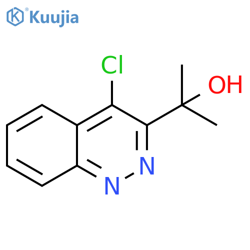 2-(4-chlorocinnolin-3-yl)propan-2-ol structure