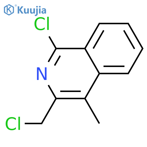 Isoquinoline, 1-chloro-3-(chloromethyl)-4-methyl- structure