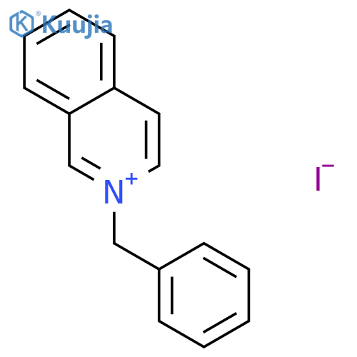 Isoquinolinium,2-(phenylmethyl)-, iodide (1:1) structure