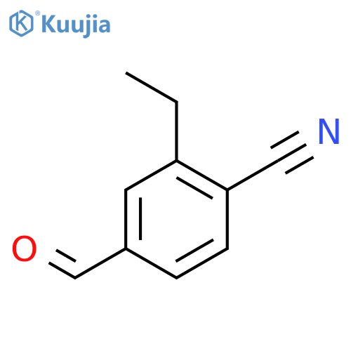Benzonitrile,2-ethyl-4-formyl- structure