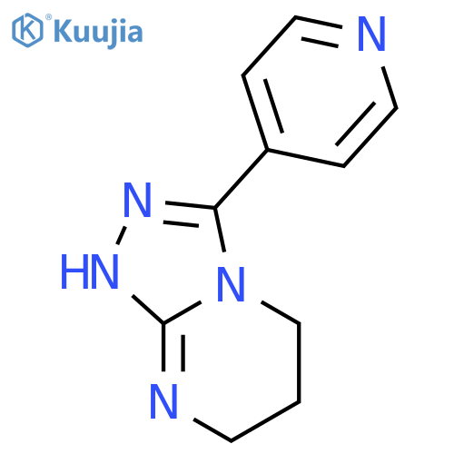 3-Pyridin-4-yl-5,6,7,8-tetrahydro-[1,2,4]triazolo[4,3-a]pyrimidine structure