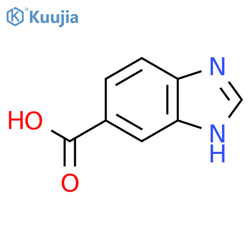 1H-1,3-benzodiazole-6-carboxylic acid structure