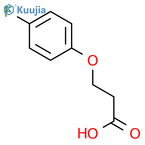 3-(4-Fluorophenoxy)propionic acid structure
