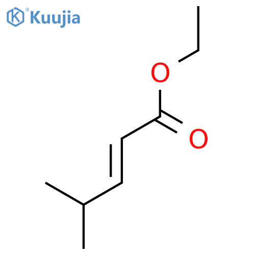 Ethyl (E)-4-methyl-2-pentenoate structure