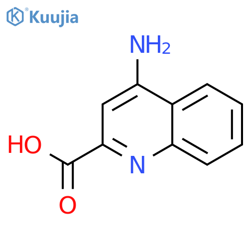 4-Aminoquinoline-2-carboxylic acid structure