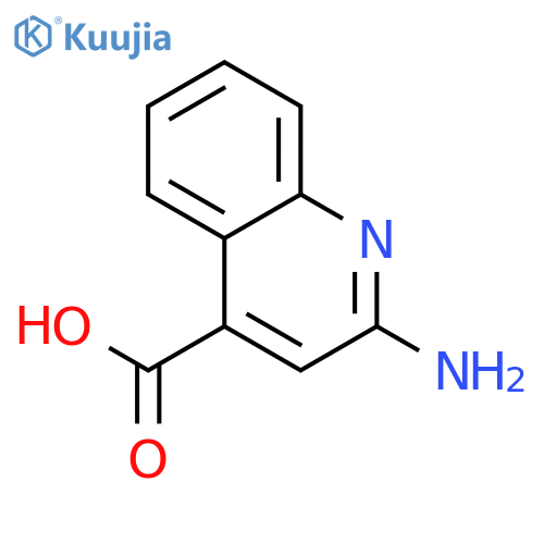 2-Aminoquinoline-4-carboxylic Acid structure