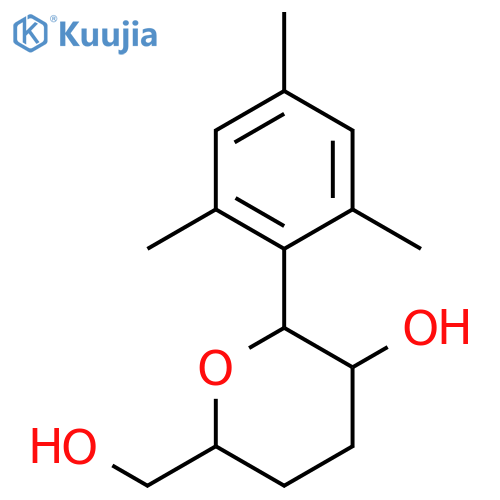 D-threo-Hexitol, 1,5-anhydro-3,4-dideoxy-1-C-(2,4,6-trimethylphenyl)-, (1S)- structure