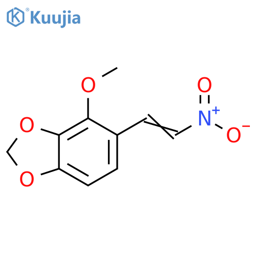 1,3-Benzodioxole, 4-methoxy-5-(2-nitroethenyl)- structure