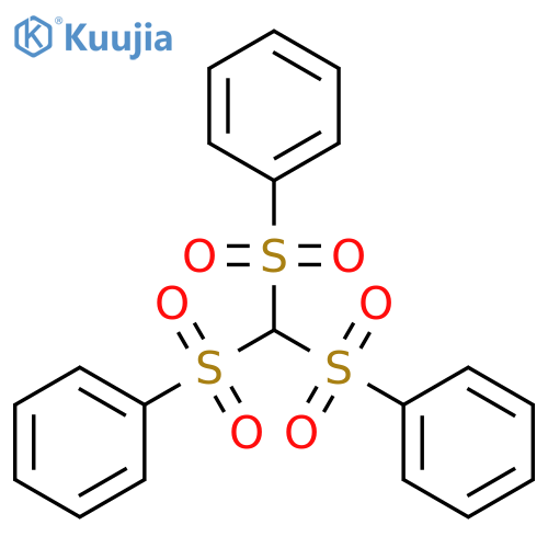 BENZENE, 1,1',1''-[METHYLIDYNETRIS(SULFONYL)]TRIS- structure