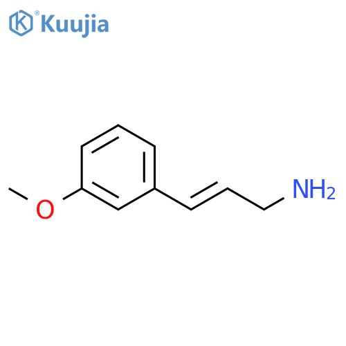 3-(3-methoxyphenyl)prop-2-en-1-amine structure