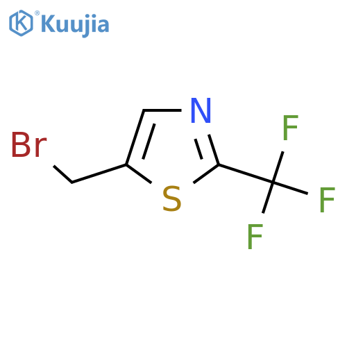 5-(Bromomethyl)-2-(trifluoromethyl)thiazole structure