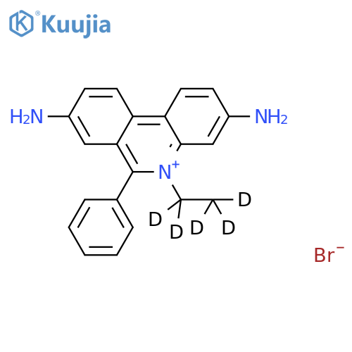 Ethidium-d5 Bromide structure