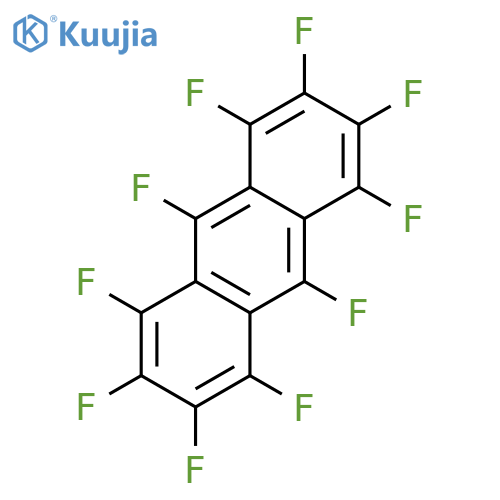 Perfluoroanthracene structure