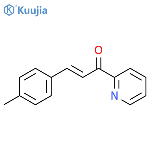 3-(4-methylphenyl)-1-pyridin-2-ylprop-2-en-1-one structure