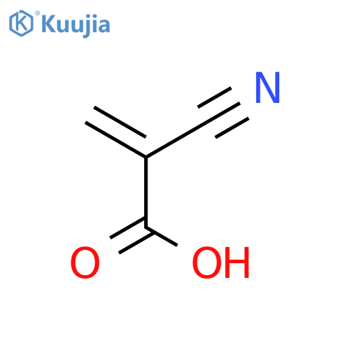 2-Propenoic acid,2-cyano- structure