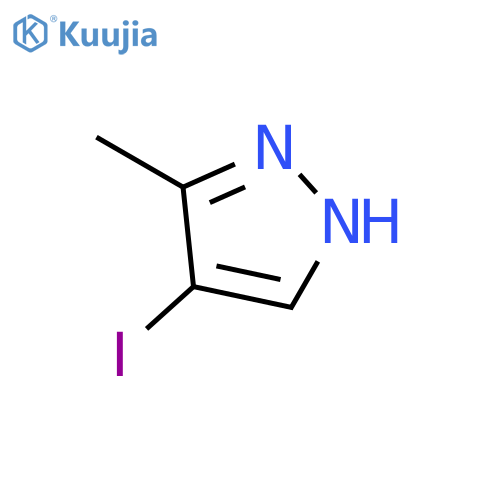 4-Iodo-3-methyl-1H-pyrazole structure