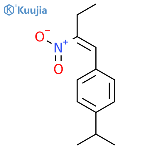 Benzene,1-(1-methylethyl)-4-(2-nitro-1-buten-1-yl)- structure